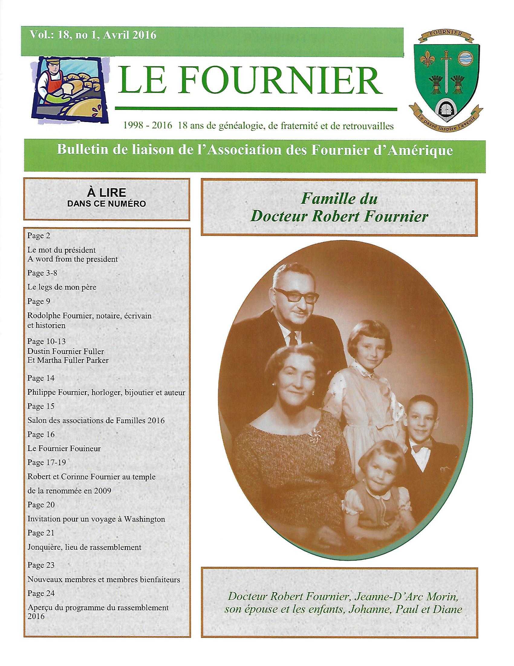 Bulletin De Liaisons Association Des Fournier D Amerique